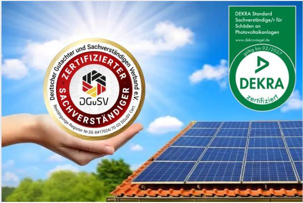 DEKRA Sachverstaendiger Photovoltaik und Bau Ingelheim